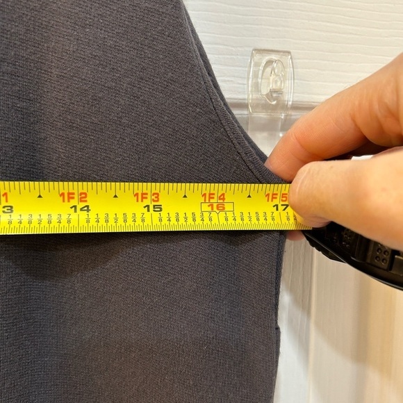 J. Crew Jersey Knit Sleeveless Mini Dress Ruffle Neckline Preppy Casual Short M - Picture 5 of 6